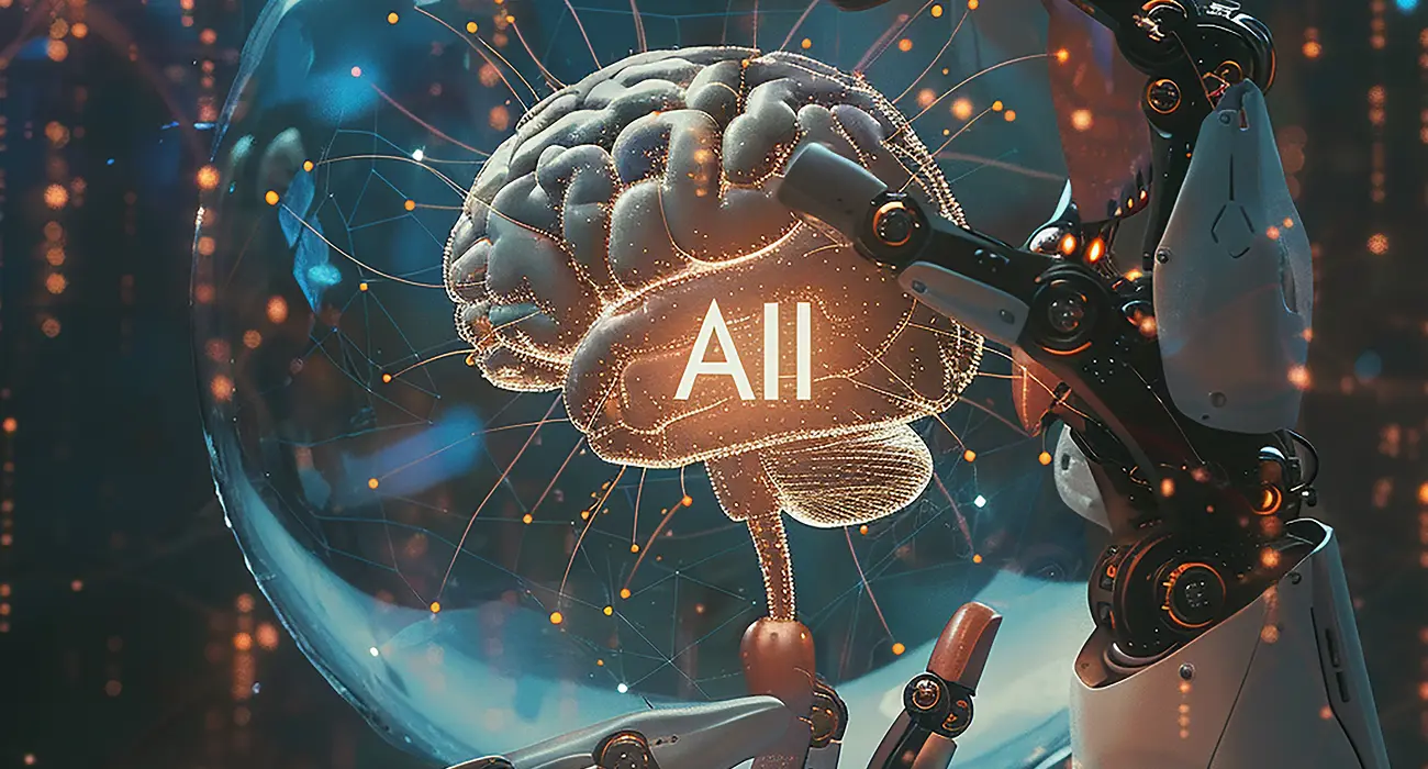 Representación visual de tecnología robótica futurista y avanzada.